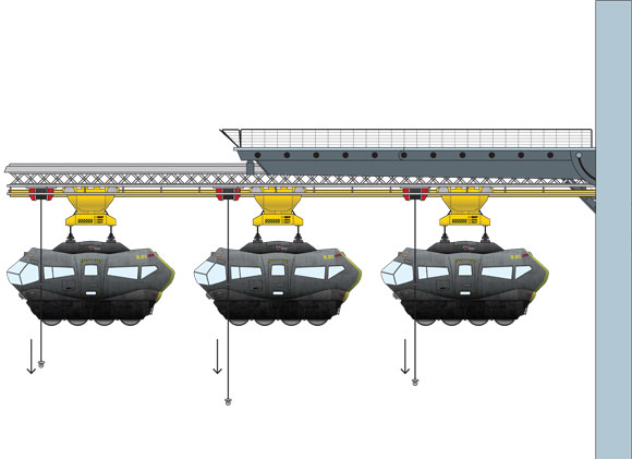 Emergency Life Pod Evacuation Station